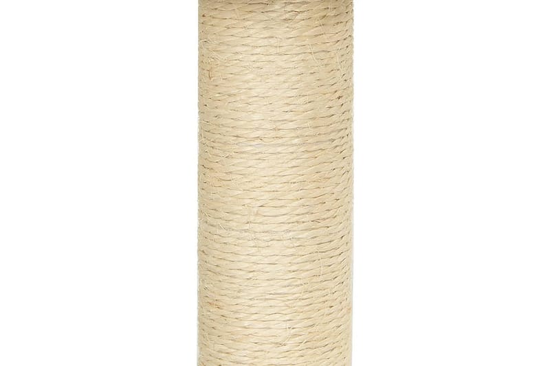 Kattetre med klorestolper i sisal kremhvit 92 cm - Krem - Sport & fritid - Til dyrene - Katt - Kattemøbler - Klorestativ & kloremøbler