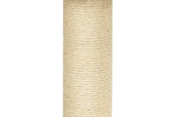 Kattetre med klorestolper i sisal lysegrå 155 cm - Grå - Sport & fritid - Til dyrene - Katt - Kattemøbler - Klorestativ & kloremøbler