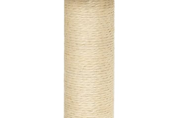 Kattetre med klorestolper i sisal lysegrå 92 cm - Grå - Sport & fritid - Til dyrene - Katt - Kattemøbler - Klorestativ & kloremøbler