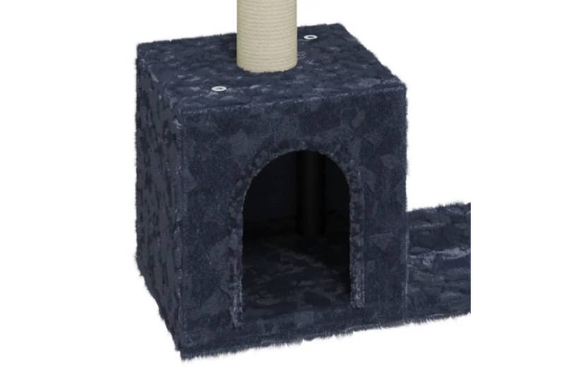 Kattetre med klorestolper i sisal mørkegrå 60 cm - Grå - Klorestativ & kloremøbler - Kattemøbler