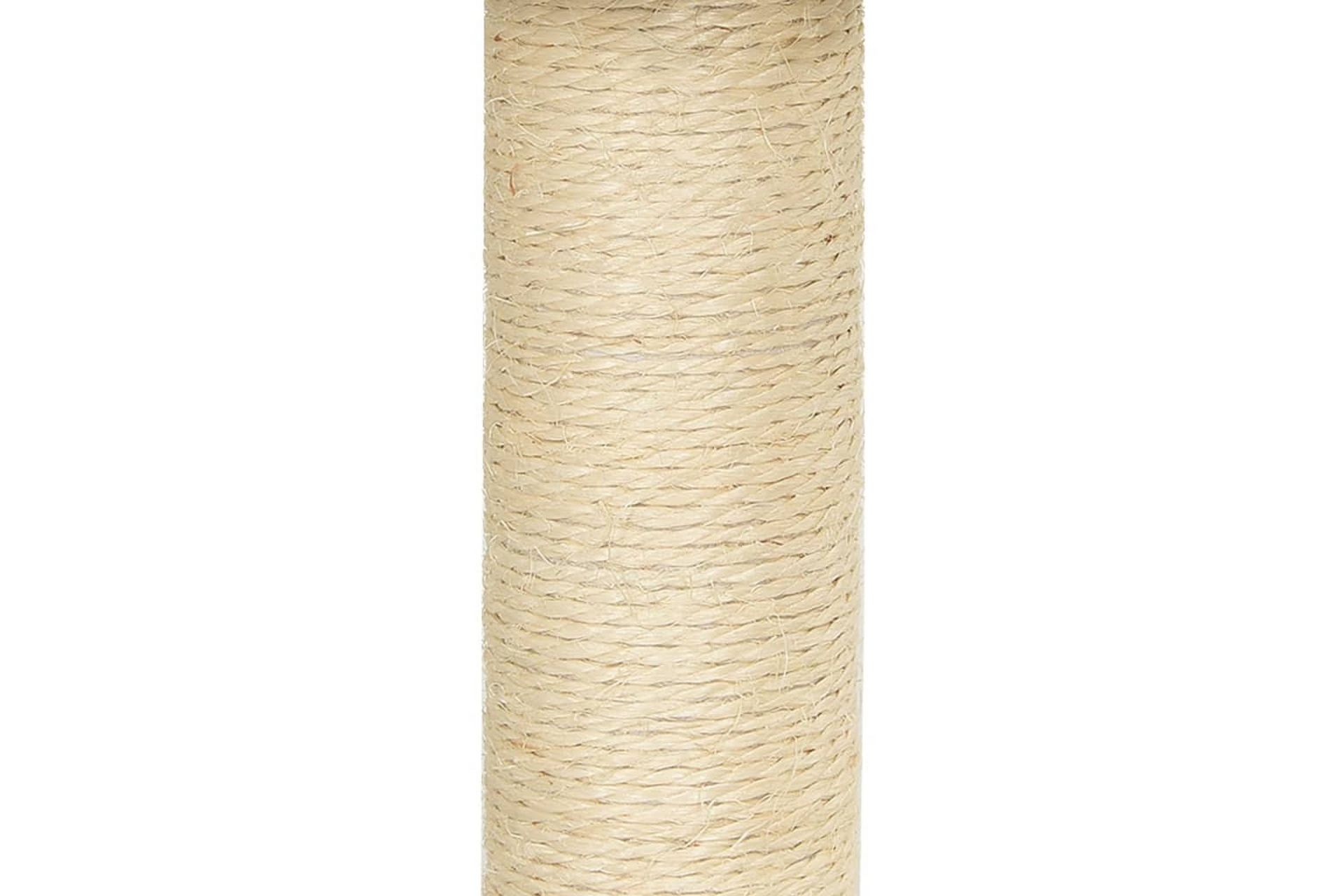 Kattetre med klorestolper i sisal mørkegrå 92 cm - Grå - Sport & fritid - Til dyrene - Katt - Kattemøbler - Klorestativ & kloremøbler