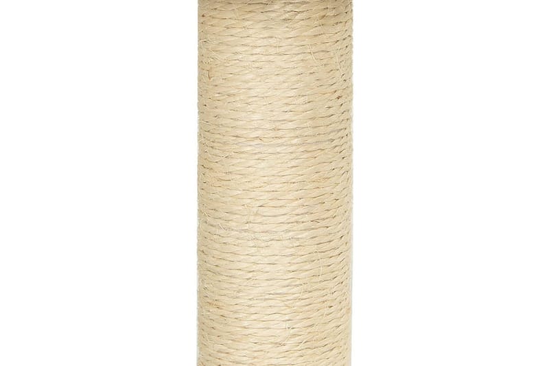 Kattetre med klorestolper i sisal mørkegrå 92 cm - Grå - Sport & fritid - Til dyrene - Katt - Kattemøbler - Klorestativ & kloremøbler