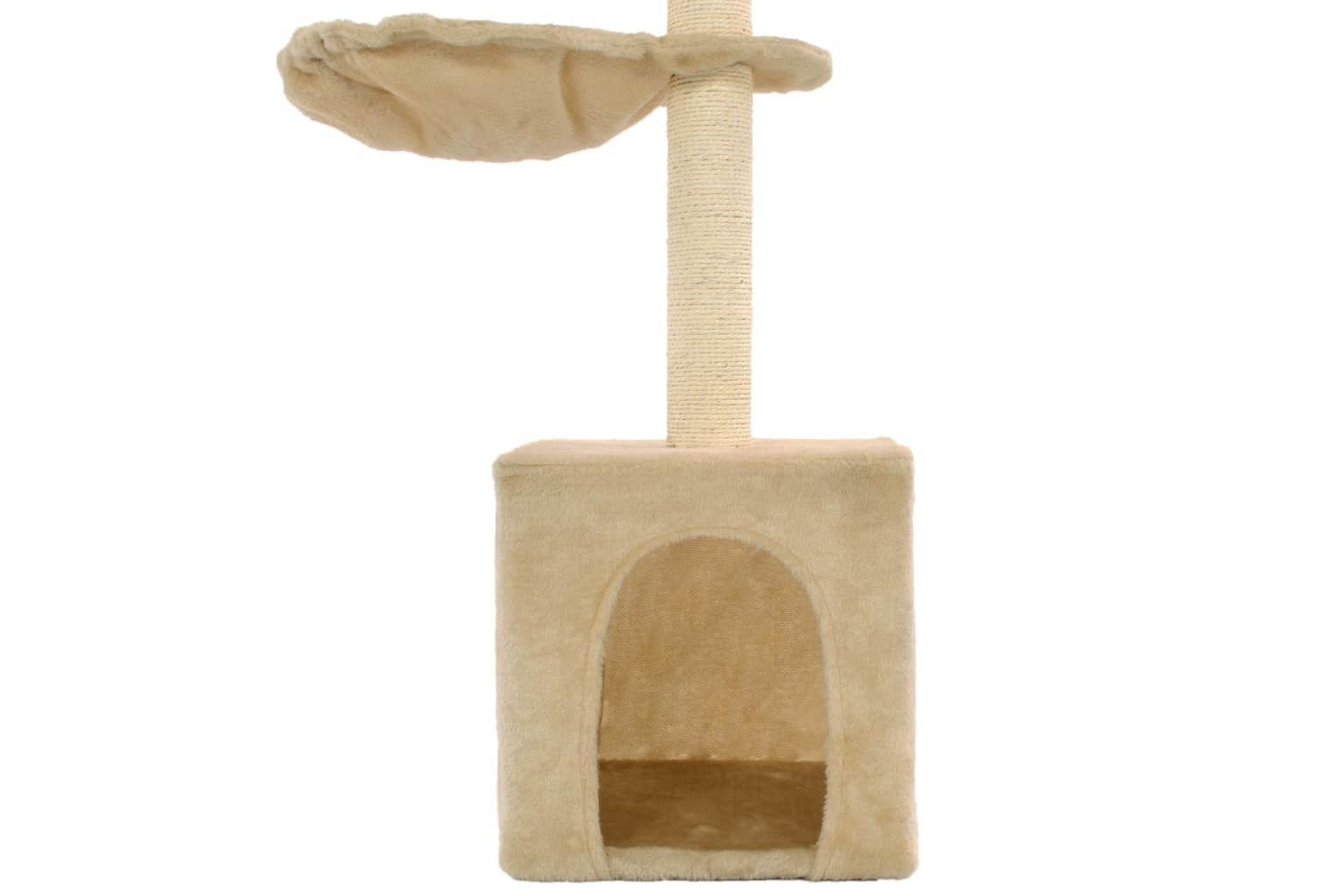 Kloretre med klorestenger i sisal 105 cm beige - Beige - Sport & fritid - Til dyrene - Katt - Kattemøbler