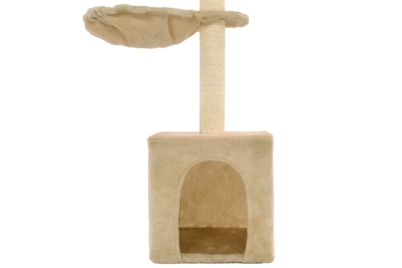 Kloretre med klorestenger i sisal 105 cm beige - Beige - Sport & fritid - Til dyrene - Katt - Kattemøbler