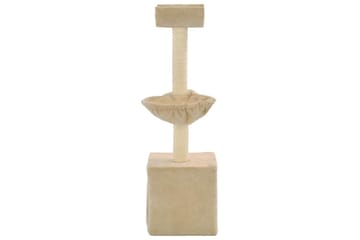 Kloretre med klorestenger i sisal 105 cm beige - Beige - Sport & fritid - Til dyrene - Katt - Kattemøbler