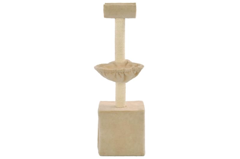 Kloretre med klorestenger i sisal 105 cm beige - Beige - Sport & fritid - Til dyrene - Katt - Kattemøbler