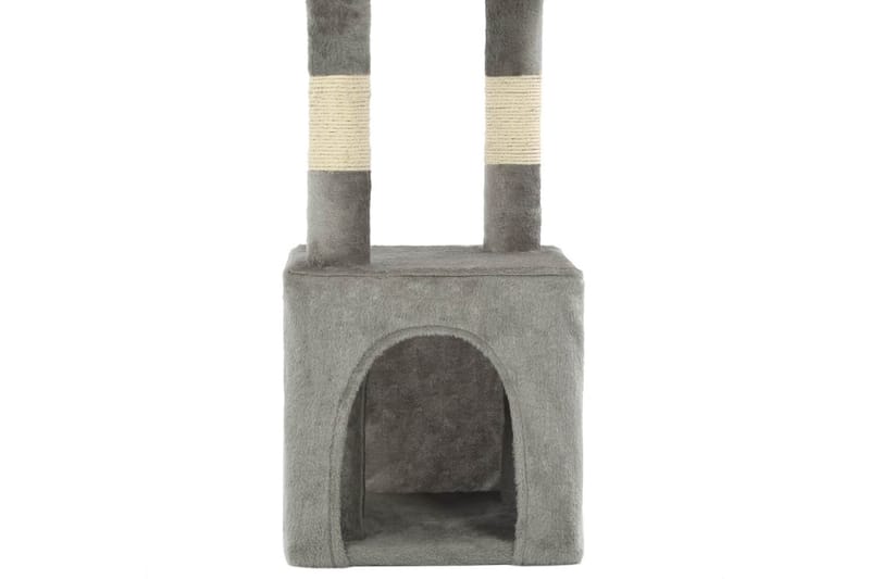 Kloretre med klorestolper i sisal 109 cm grå - Grå - Kattemøbler