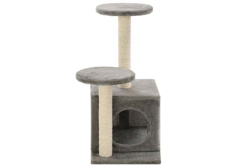 Kloretre med klorestolper i sisal 60 cm grå - Grå - Sport & fritid - Til dyrene - Katt - Kattemøbler