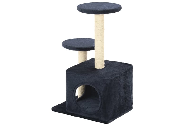 Kloretre med klorestolper i sisal 60 cm mørkeblå - Mørkeblå - Sport & fritid - Til dyrene - Katt - Kattemøbler