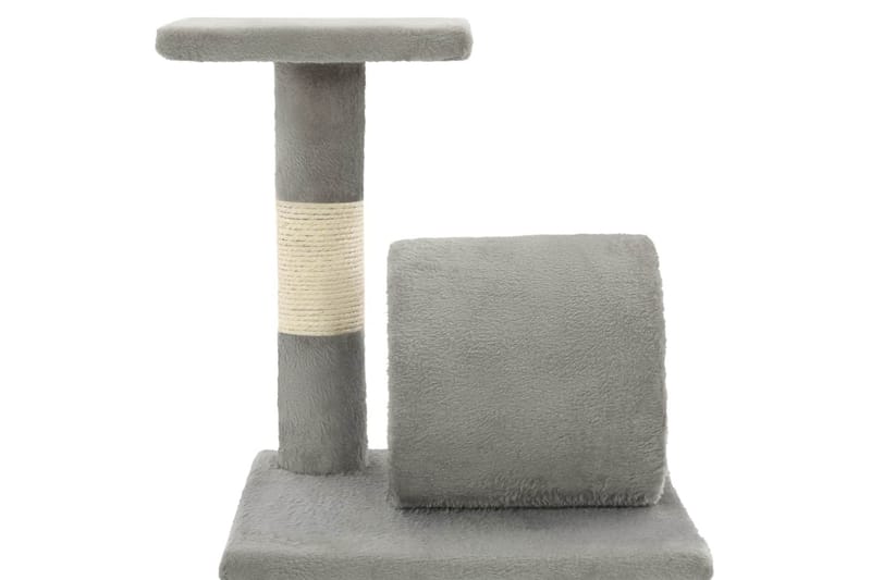 Kloretre med klorestolper i sisal 65 cm grå - Grå - Sport & fritid - Til dyrene - Katt - Kattemøbler