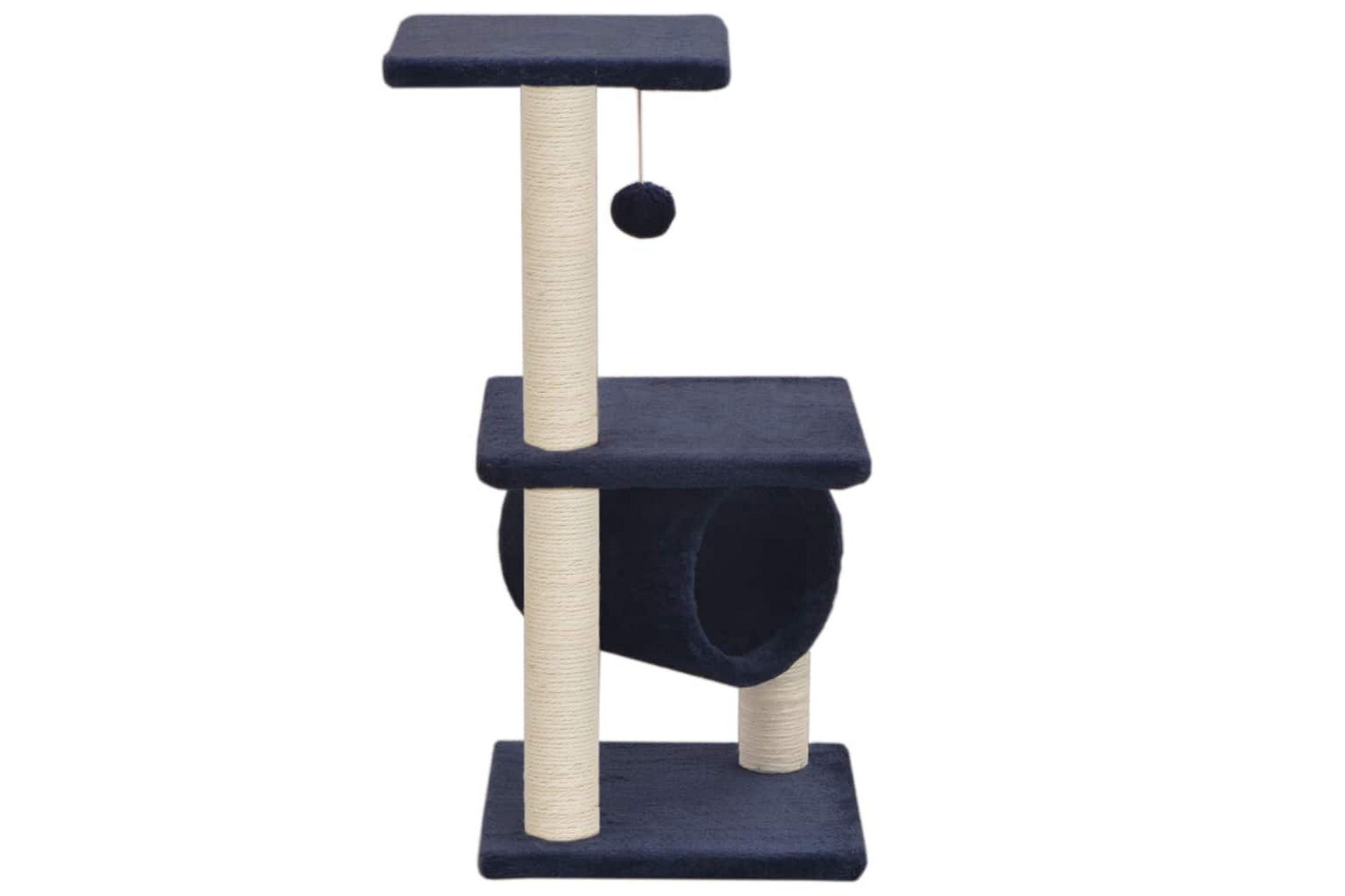 Kloretre med klorestolper i sisal 65 cm mørkeblå - Mørkeblå - Sport & fritid - Til dyrene - Katt - Kattemøbler