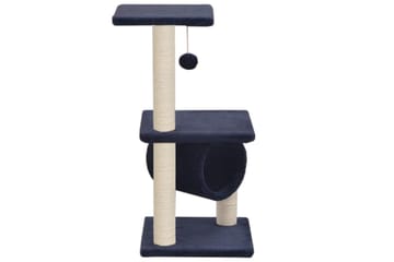 Kloretre med klorestolper i sisal 65 cm mørkeblå - Mørkeblå - Sport & fritid - Til dyrene - Katt - Kattemøbler