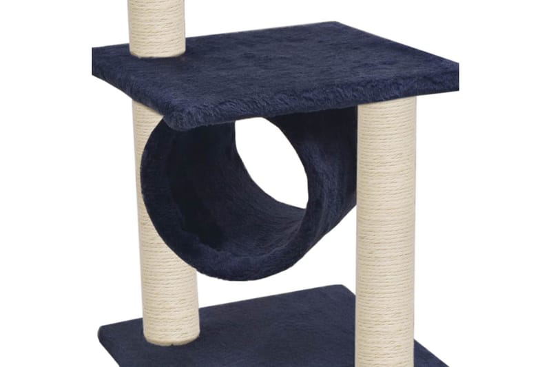 Kloretre med klorestolper i sisal 65 cm mørkeblå - Mørkeblå - Sport & fritid - Til dyrene - Katt - Kattemøbler