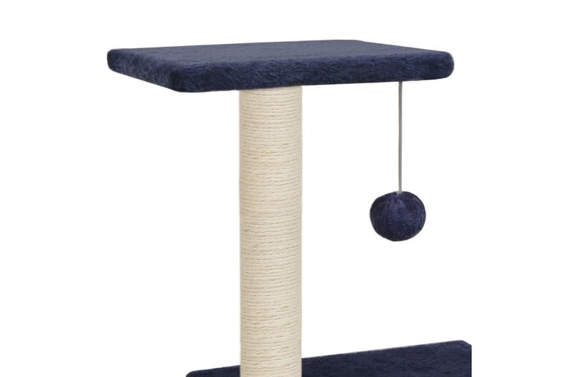 Kloretre med klorestolper i sisal 65 cm mørkeblå - Mørkeblå - Sport & fritid - Til dyrene - Katt - Kattemøbler
