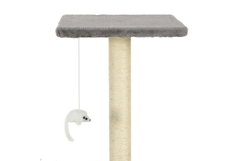 Kloretre med klorestolper i sisal 95 cm grå - Grå - Sport & fritid - Til dyrene - Katt - Kattemøbler