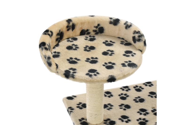 Kloretre med klorestolper i sisal 95 cm poteavtrykk beige - Beige - Sport & fritid - Til dyrene - Katt - Kattemøbler