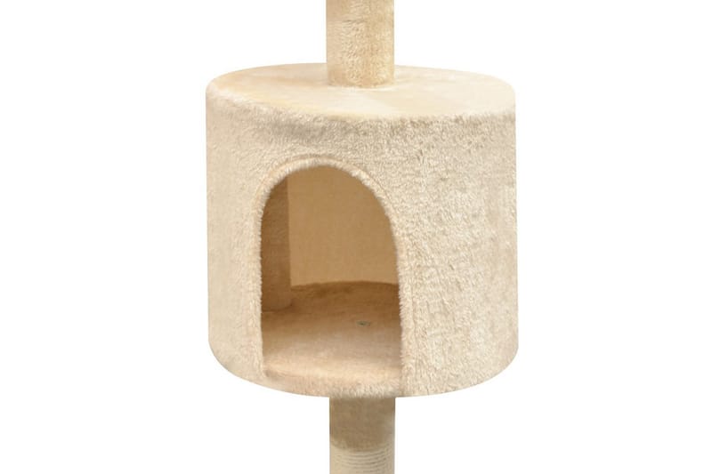 Kloretre med sisal klorestang 125 cm beige - Beige - Kattemøbler