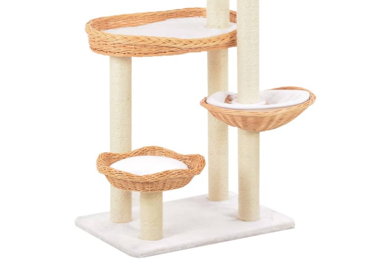 Kloretre med sisalstolpe naturlig seljetre - Kattemøbler