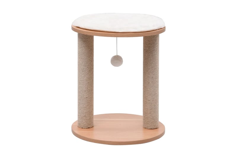 Lite kattetre med klorestolper 44 cm - Sport & fritid - Til dyrene - Katt - Kattemøbler