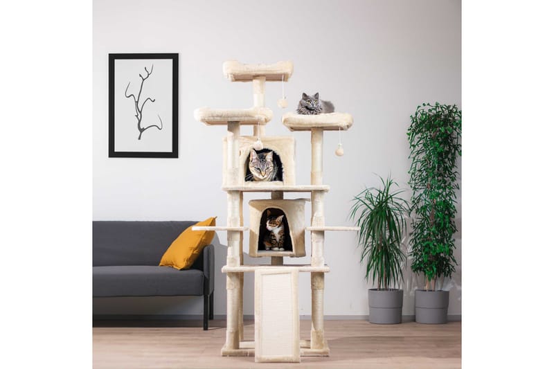Trekker Tower Klorestativ 170 cm - Rosa - Sport & fritid - Til dyrene - Katt - Kattemøbler