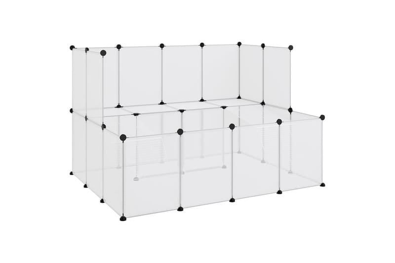 beBasic Smådyrbur gjennomsiktig 143x107x93 cm PP og stål - Gjennomsiktig - Sport & fritid - Til dyrene - Små dyr - Bur smådyr - Kaninbur & kaninhus