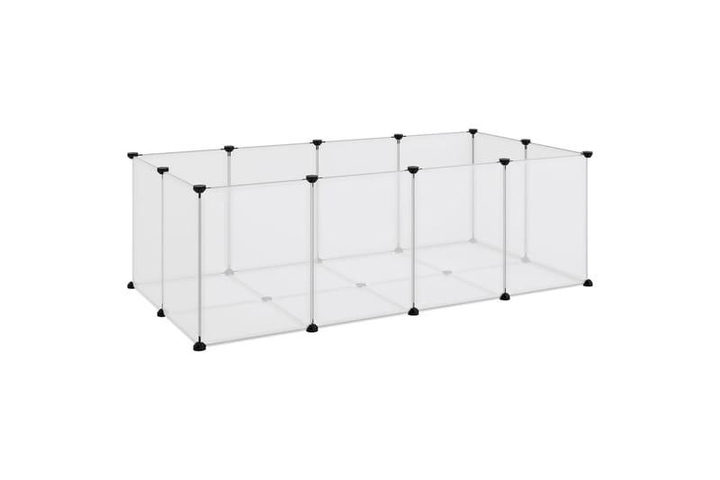 beBasic Smådyrbur gjennomsiktig 144x74x46,5 cm PP og stål - Gjennomsiktig - Sport & fritid - Til dyrene - Små dyr - Bur smådyr - Kaninbur & kaninhus