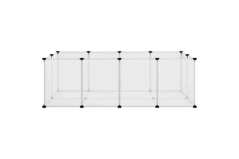 beBasic Smådyrbur gjennomsiktig 144x74x46,5 cm PP og stål - Gjennomsiktig - Sport & fritid - Til dyrene - Små dyr - Bur smådyr - Kaninbur & kaninhus