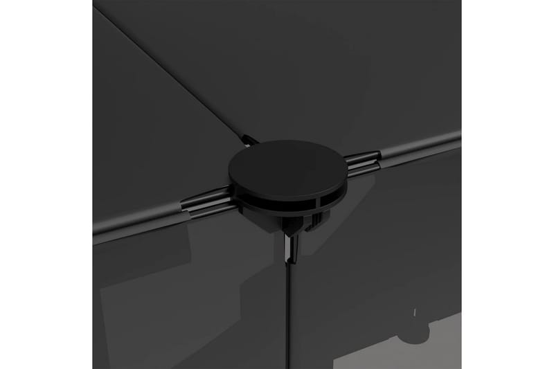 beBasic Smådyrbur svart 143x107x93 cm PP og stål - Svart - Sport & fritid - Til dyrene - Små dyr - Bur smådyr - Kaninbur & kaninhus
