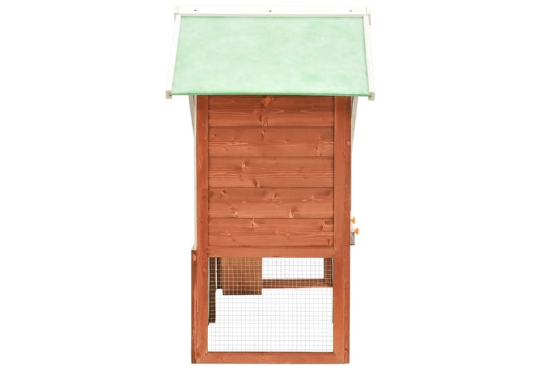 Kaninbur 140x63x120 cm heltre gran - Brun - Sport & fritid - Til dyrene - Små dyr - Bur smådyr - Kaninbur & kaninhus