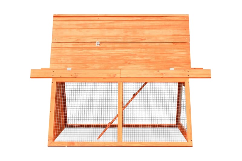 Kaninbur heltre furu & gran 152x128x108 cm - Sport & fritid - Til dyrene - Små dyr - Bur smådyr - Kaninbur & kaninhus