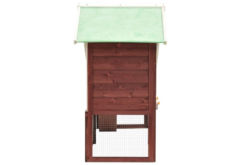 Kaninbur mocca og hvit 140x63x120 cm heltre gran - Sport & fritid - Til dyrene - Små dyr - Bur smådyr - Kaninbur & kaninhus