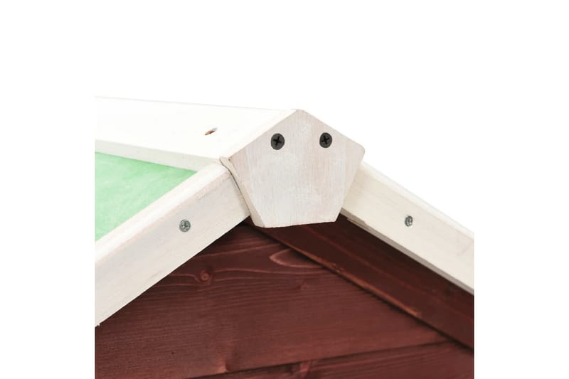 Kaninbur mocca og hvit 140x63x120 cm heltre gran - Sport & fritid - Til dyrene - Små dyr - Bur smådyr - Kaninbur & kaninhus