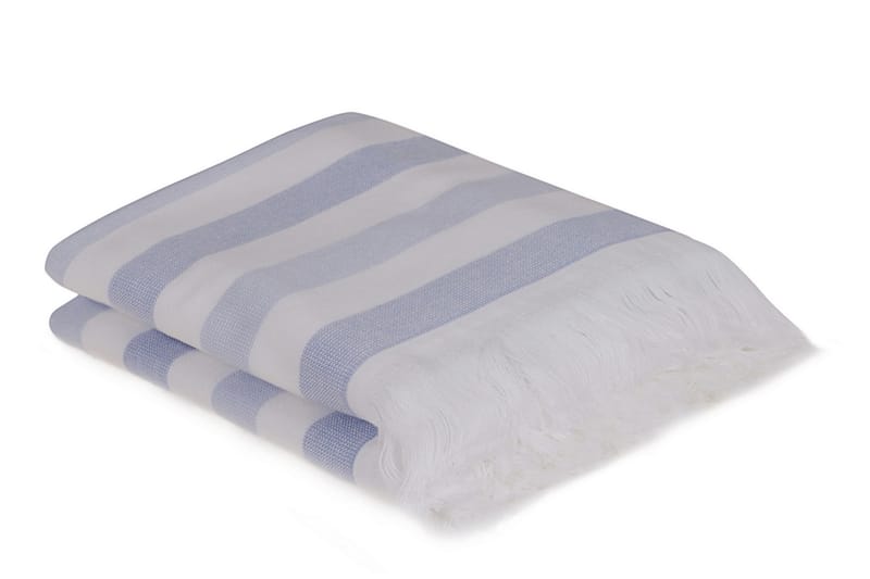Ashburton Håndkle 2-pk - Blå/Hvit - Håndklær