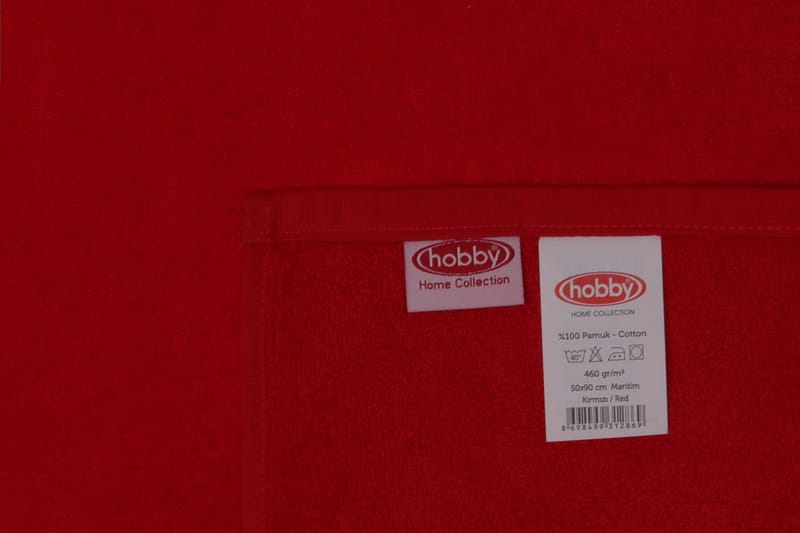 Ashburton Håndkle 4-pk - Rød/Grå/Turkis/Blå - Håndklær