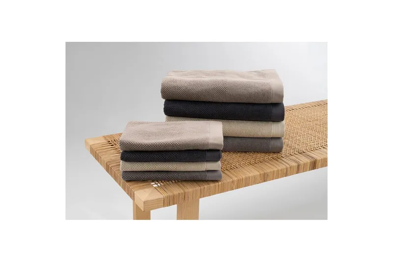 Badelaken Enzo Frotté 90 x 150 cm - Sand - Tekstiler - Tekstiler baderom - Håndklær