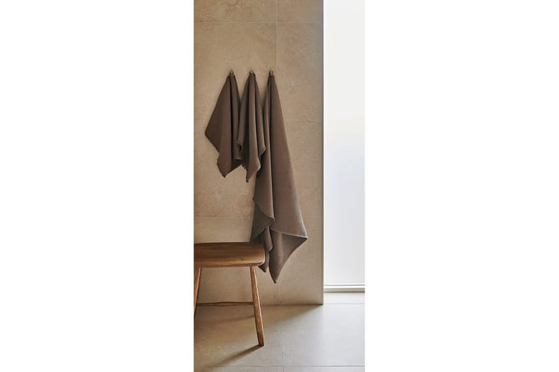 Badelaken Haze Frotté 90 x 150 cm - Brun - Tekstiler - Tekstiler baderom - Håndklær og badehåndkle