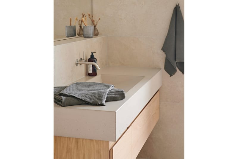 Badelaken Haze Frotté 90 x 150 cm - Grå - Tekstiler - Tekstiler baderom - Håndklær og badehåndkle