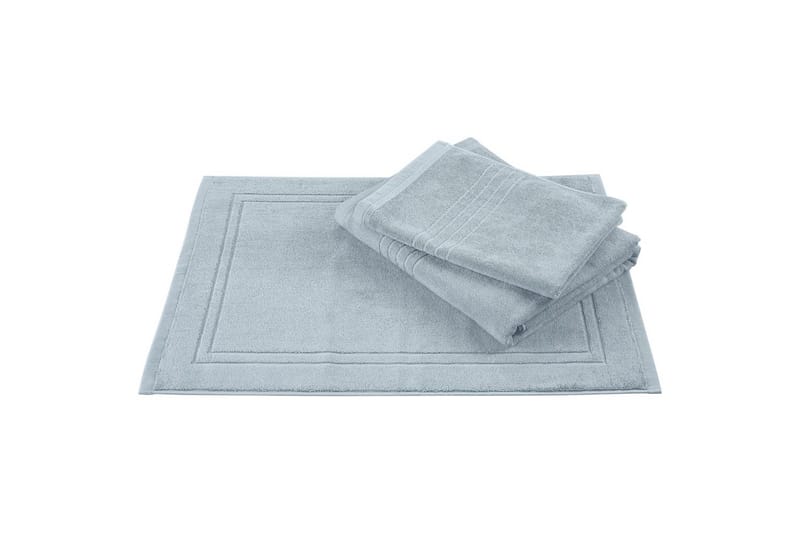 Badelaken Helle Frotté 90 x 150 cm - Blå - Tekstiler - Tekstiler baderom - Håndklær og badehåndkle