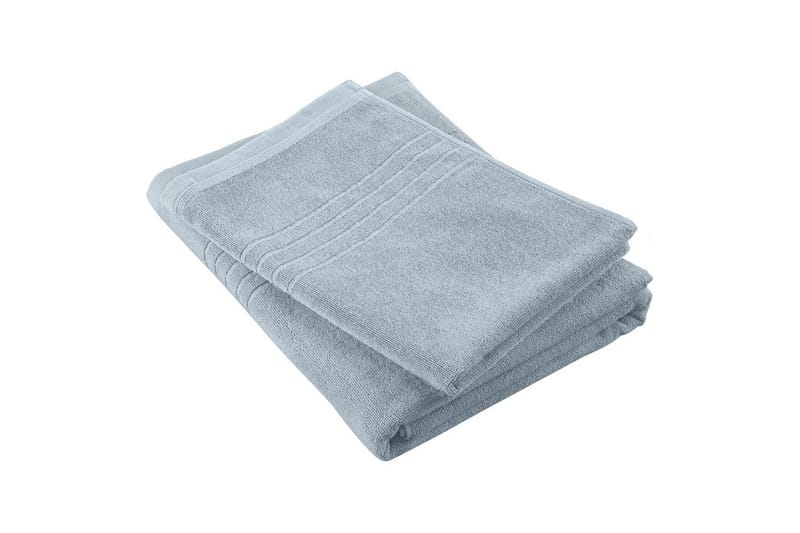 Badelaken Helle Frotté 90 x 150 cm - Blå - Tekstiler - Tekstiler baderom - Håndklær og badehåndkle