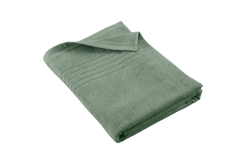 Badelaken Helle Frotté 90 x 150 cm - Grønn - Tekstiler - Tekstiler baderom - Håndklær og badehåndkle