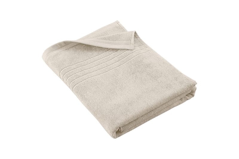 Badelaken Helle Frotté 90 x 150 cm - Sand - Tekstiler - Tekstiler baderom - Håndklær og badehåndkle