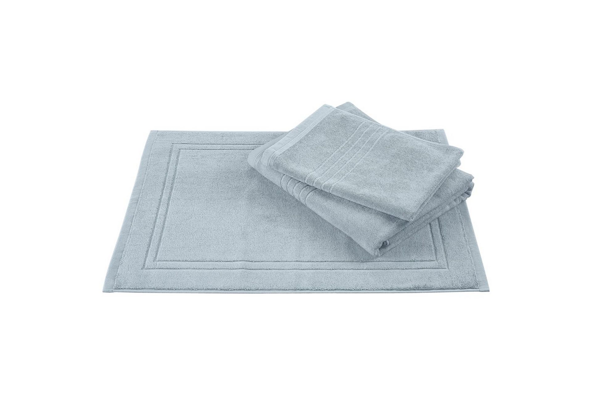 Badematte Helle 50 x 70 cm Blå - Blå - Tekstiler - Tekstiler baderom - Håndklær