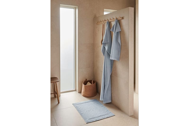 Badematte Helle 50 x 70 cm Blå - Blå - Tekstiler - Tekstiler baderom - Håndklær