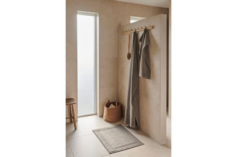 Badematte Helle 50 x 70 cm - Brun - Tekstiler - Tekstiler baderom - Håndklær