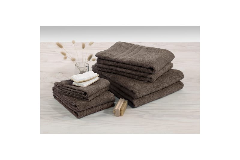 Badestykke Basic Frotté - Brun - Tekstiler - Tekstiler baderom - Håndklær og badehåndkle