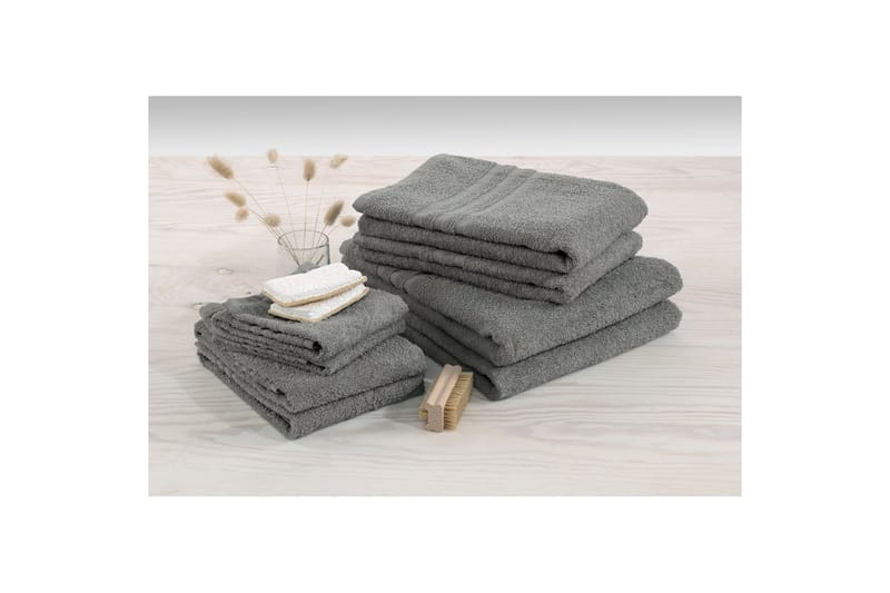 Badestykke Basic Frotté - Grå - Tekstiler - Tekstiler baderom - Håndklær og badehåndkle