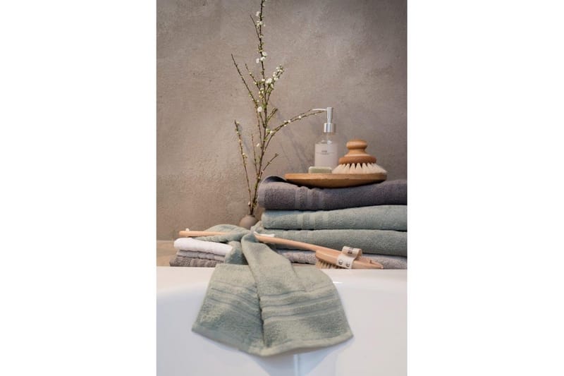 Badestykke Basic Frotté - Grønn - Tekstiler - Tekstiler baderom - Håndklær og badehåndkle