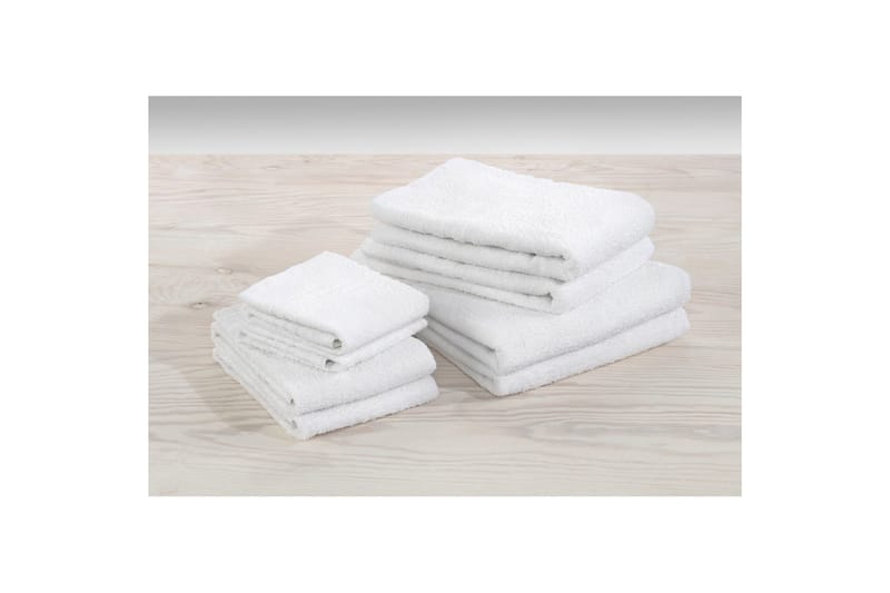 Badestykke Basic Frotté - Hvit - Tekstiler - Tekstiler baderom - Håndklær og badehåndkle