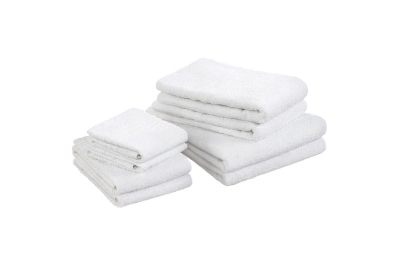 Badestykke Basic Frotté - Hvit - Tekstiler - Tekstiler baderom - Håndklær og badehåndkle
