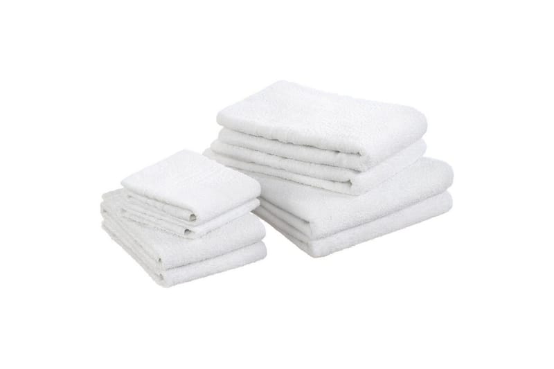 Badestykke Basic Frotté - Hvit - Tekstiler - Tekstiler baderom - Håndklær og badehåndkle